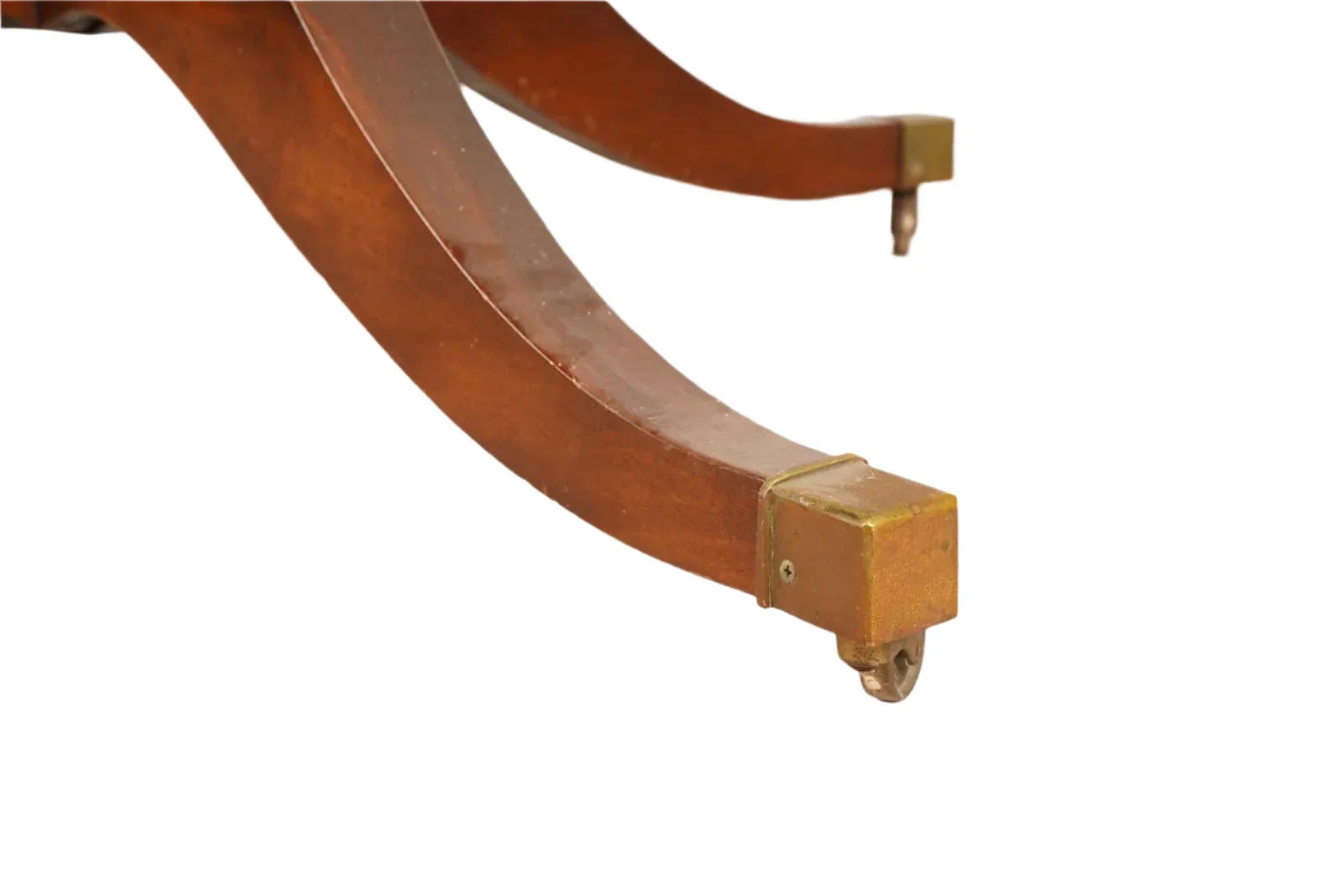 AF1-014: ANTIQUE EARLY 20th CENTURY ENGLISH REGENCY STYLE MAHOGANY 60" DIAMETER DINING TABLE - Image 7