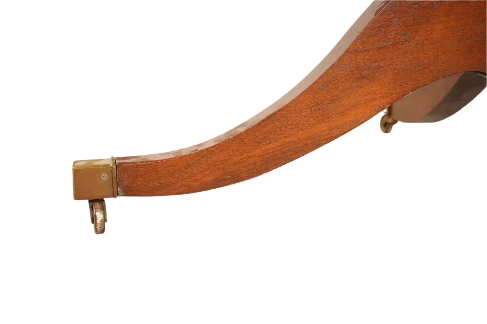 AF1-014: ANTIQUE EARLY 20th CENTURY ENGLISH REGENCY STYLE MAHOGANY 60" DIAMETER DINING TABLE - Image 8