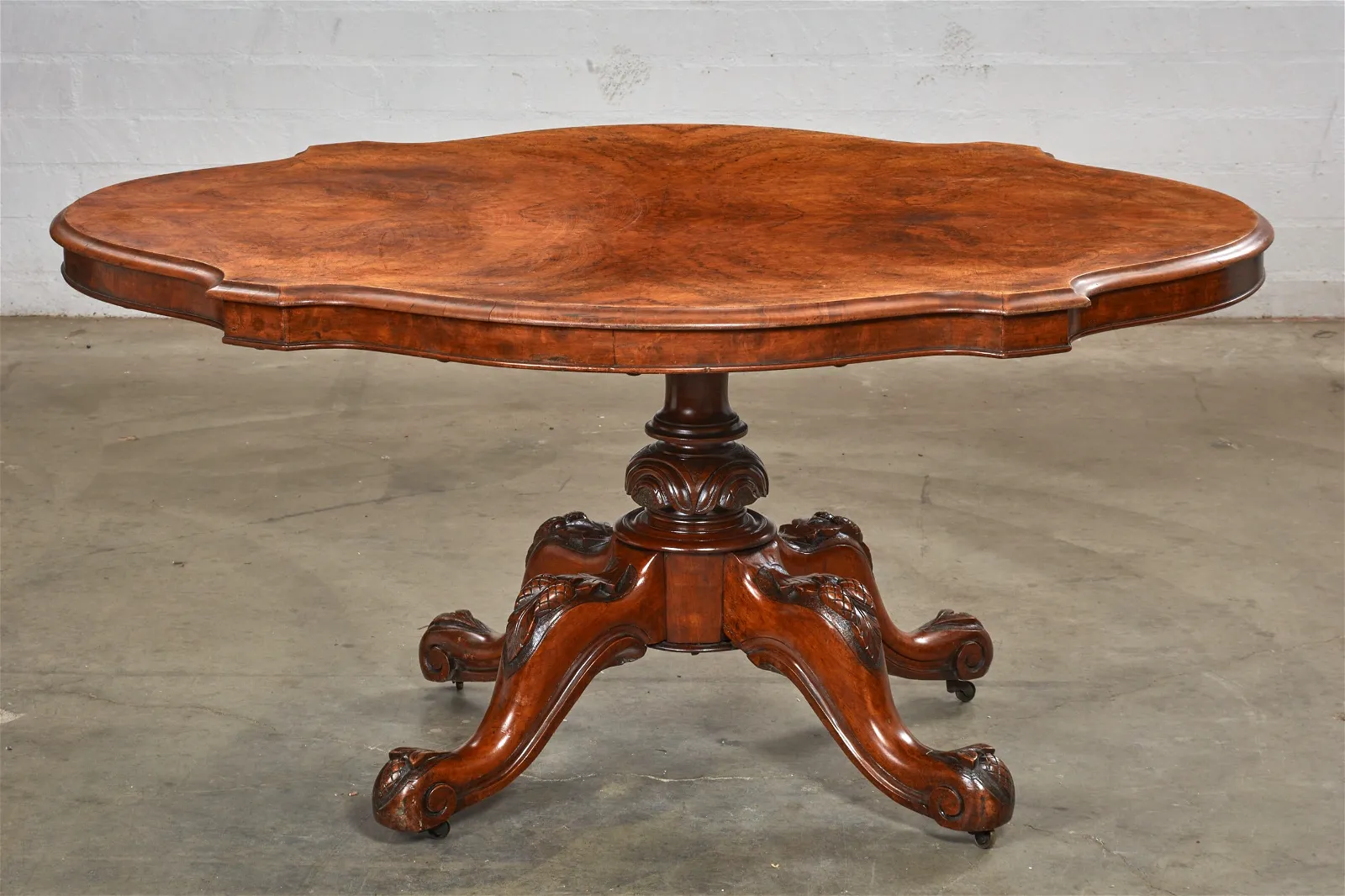 AF1-045: Antique English Victorian Mahogany Dining or Breakfast Table Circa 1870's - Image 4