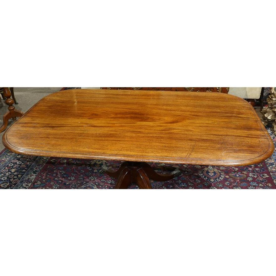 AF1-120: ANTIQUE EARLY 19TH CENTURY REGENCY MAHOGANY BREAKFAST TABLE - Image 3