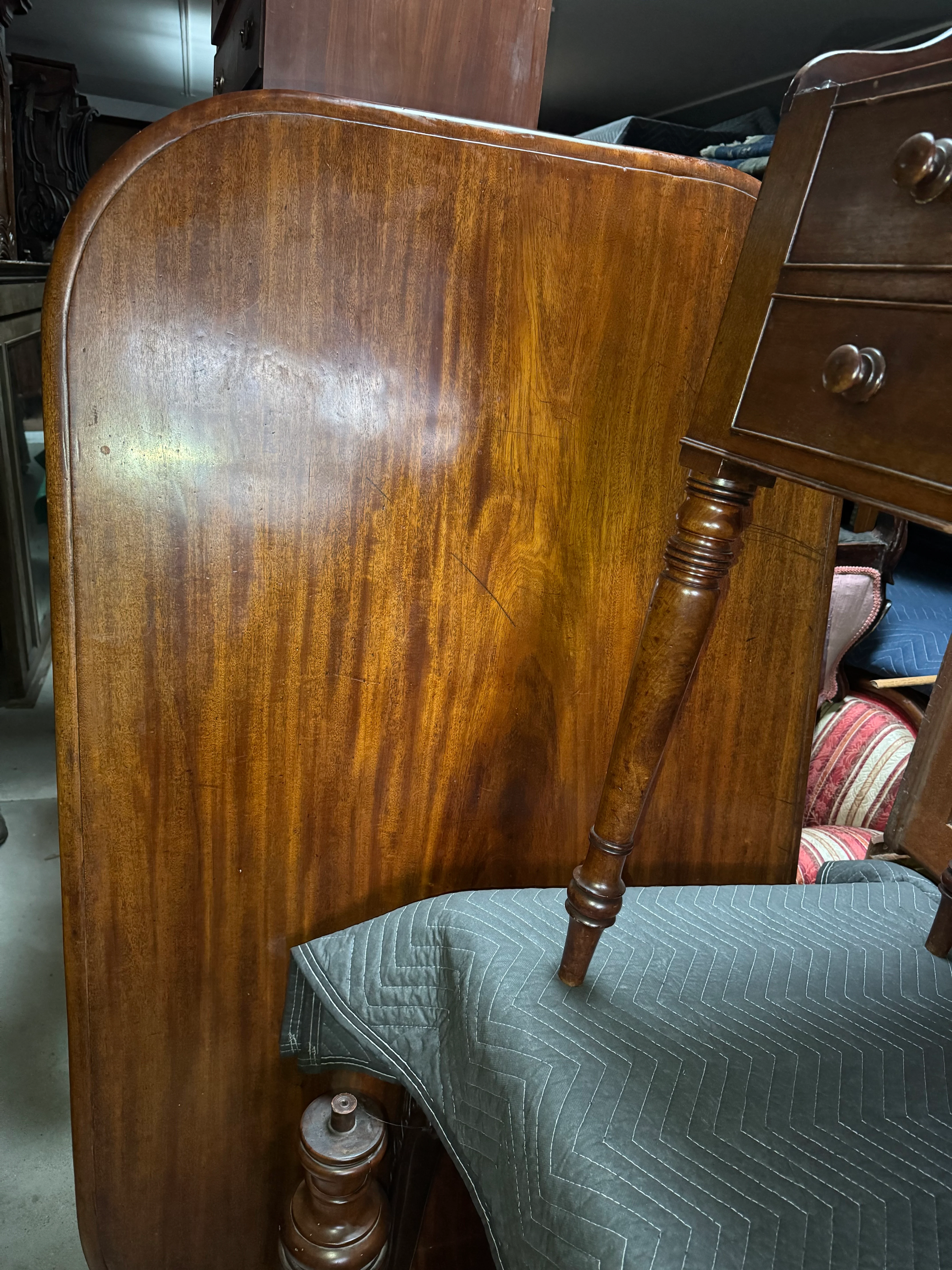 AF1-120: ANTIQUE EARLY 19TH CENTURY REGENCY MAHOGANY BREAKFAST TABLE - Image 7