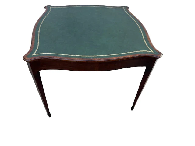 AF1-249: Antique American Federal Style Mahogany Games Table Circa 1900 - Image 6