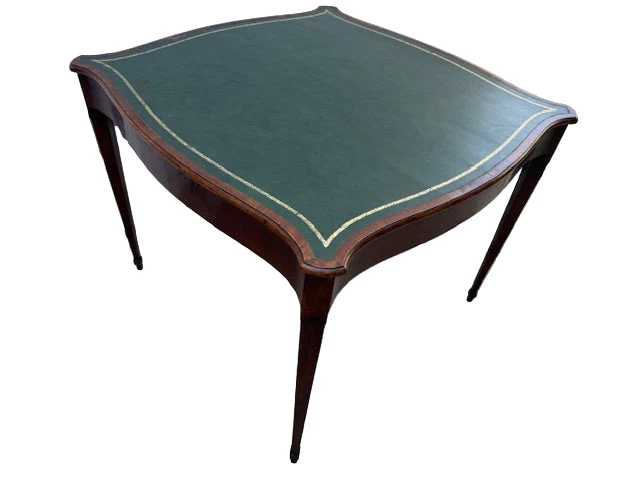 AF1-249: Antique American Federal Style Mahogany Games Table Circa 1900 - Image 7