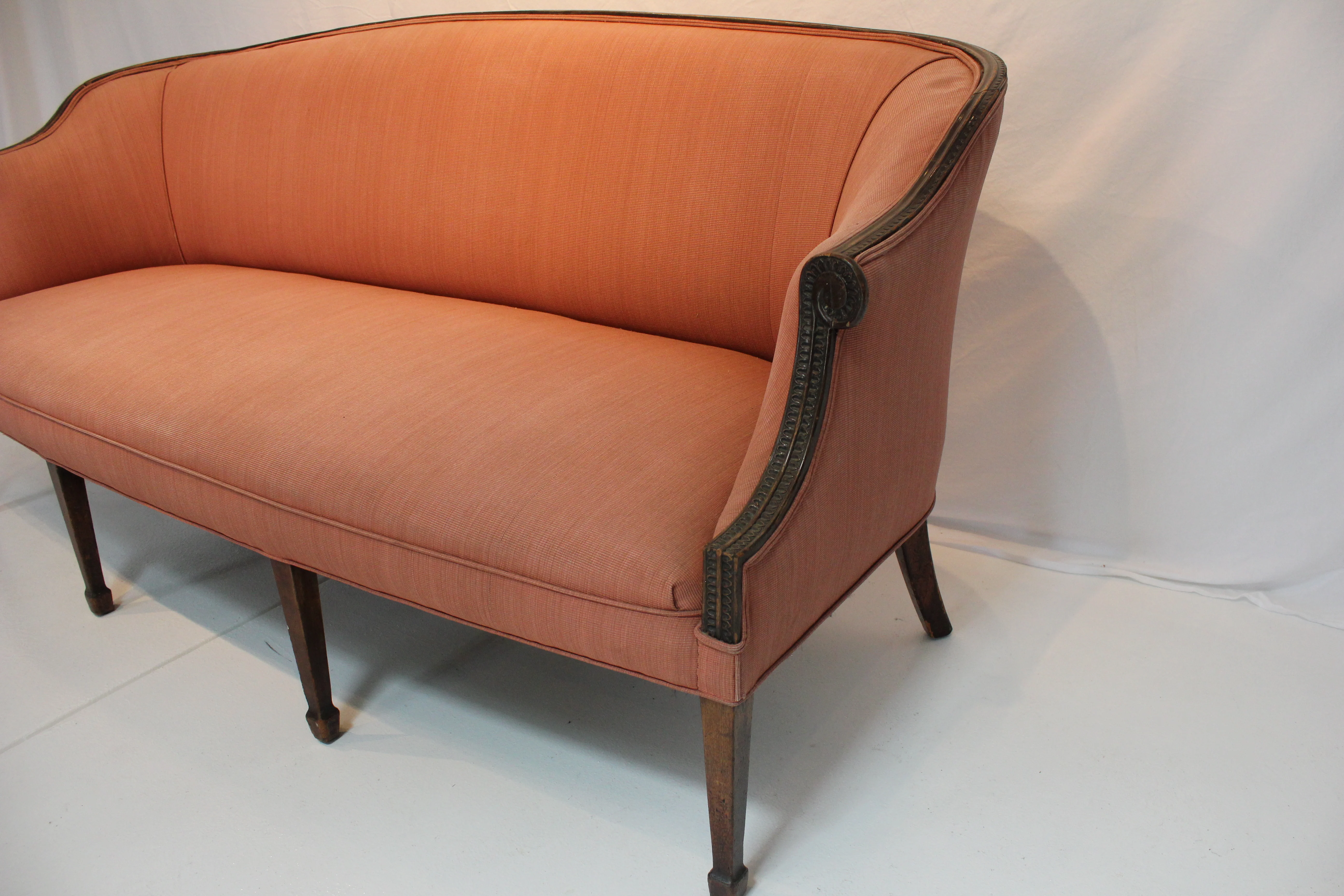 AF2-122 - Antique Late 18th Century Mahogany Hepplewhite Sofa - Image 4