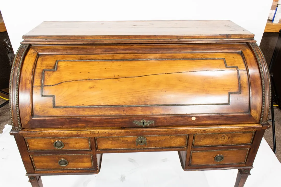 AF5-002: Antique French Directoire Cylinder Desk Circa 1800 - Image 4