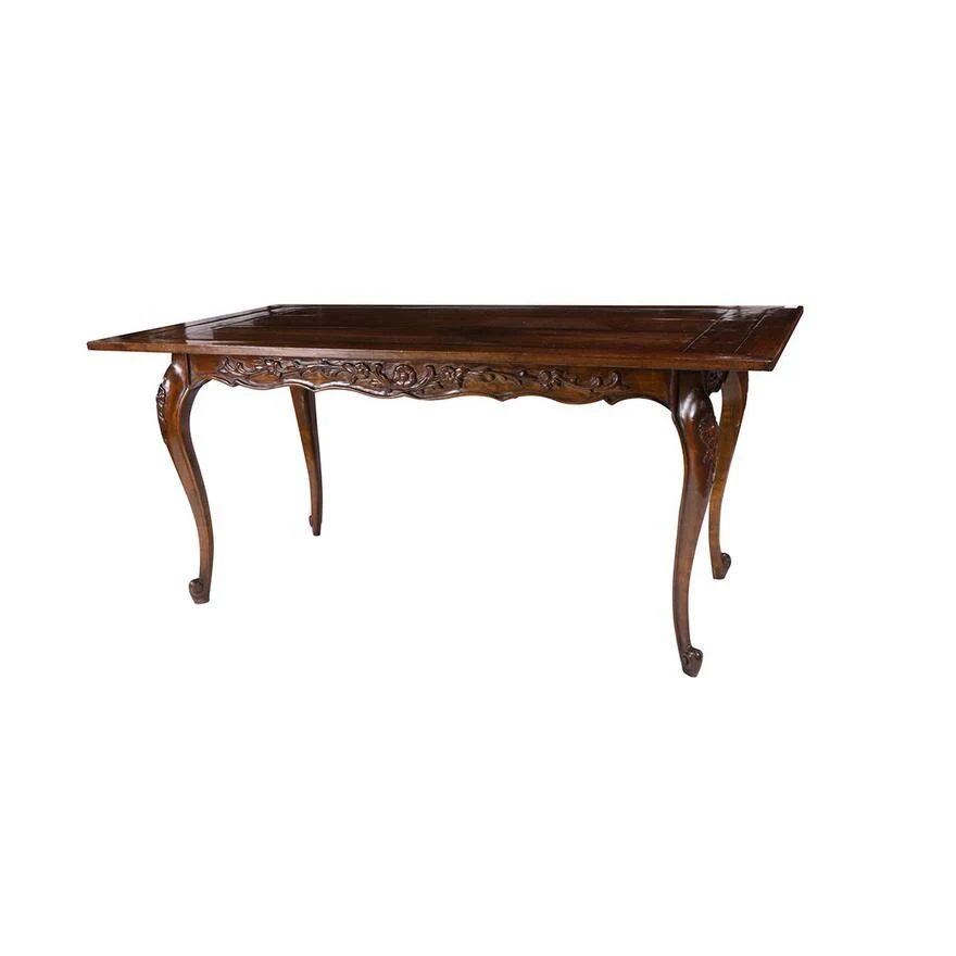 AF5-121: ANTIQUE LATE 20TH CENTURY LOUIS XV STYLE BUREAU PLAT DESK - Image 5