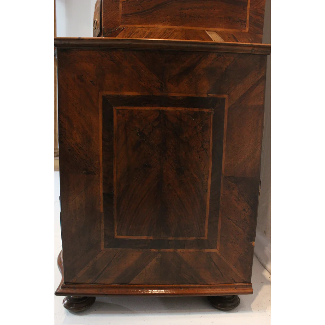 AF5-332: Antique Late 18th Century Dutch Marquetry Bombe Secrétaire - Image 8