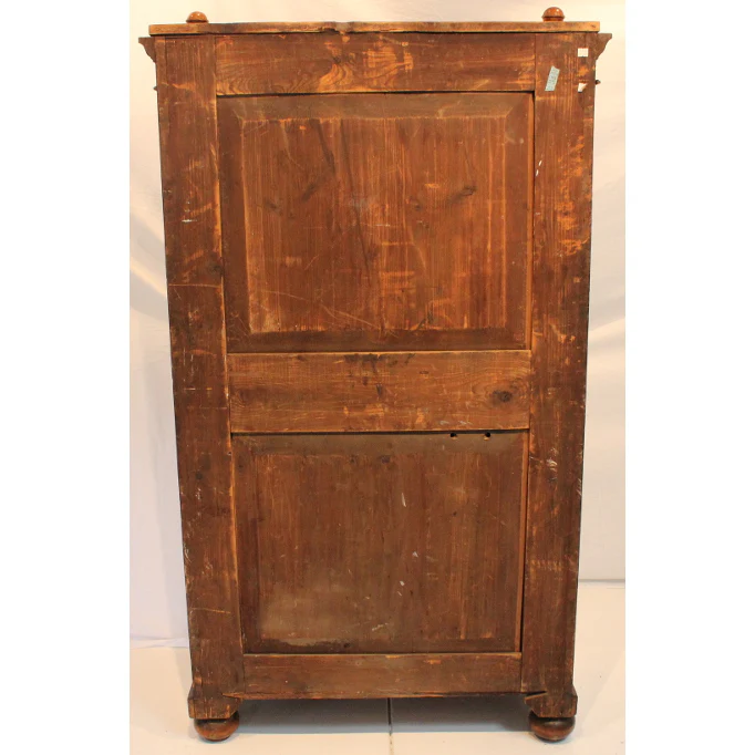 AF5-336: Antique Early 19th Century German Burled Walnut Drop Front Secretaire Abattant w Inlay - Image 12