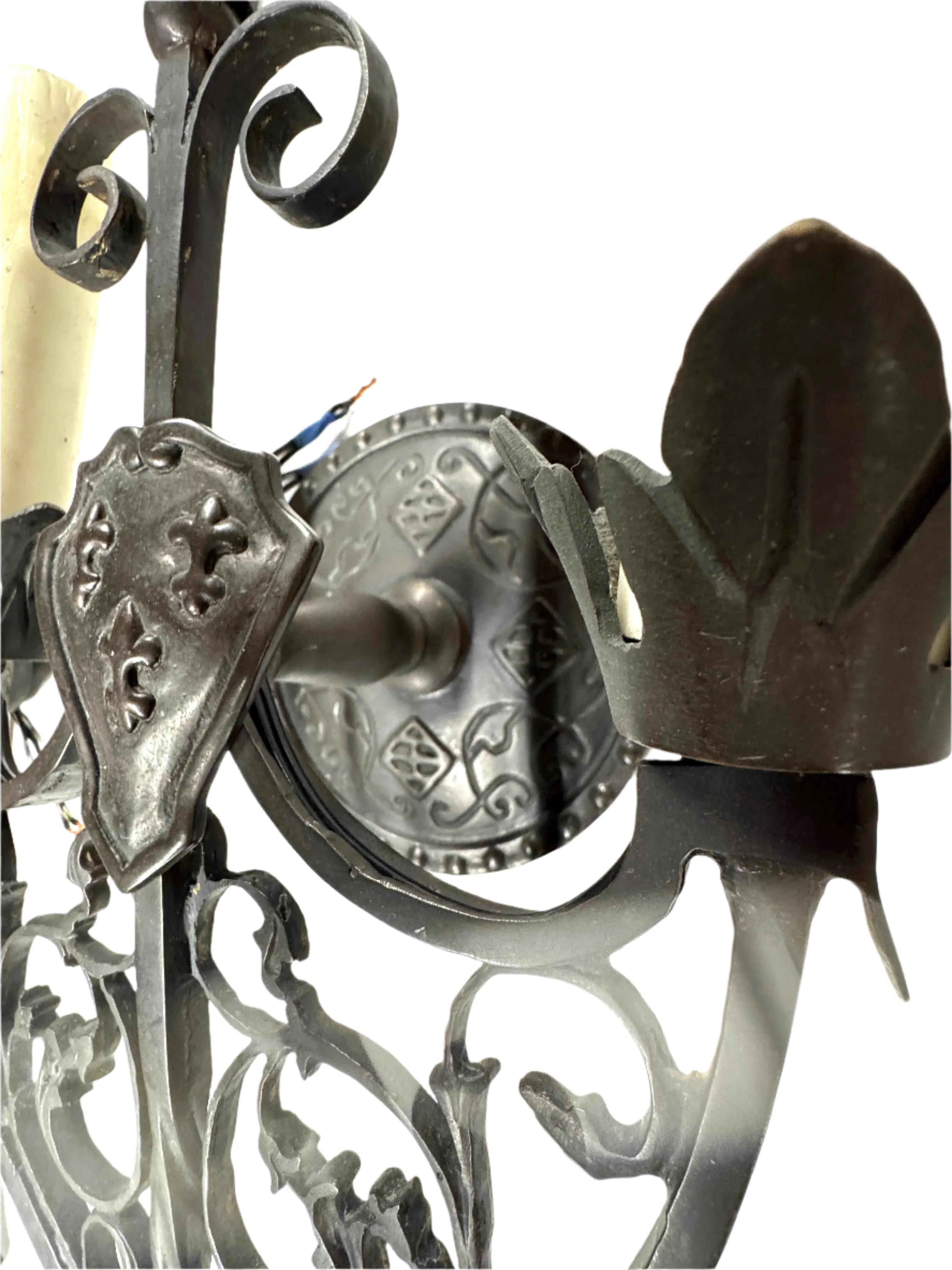 AL3-016: Pair of Spanish Colonial Sconces Made By 20th Century Lighting - Image 5