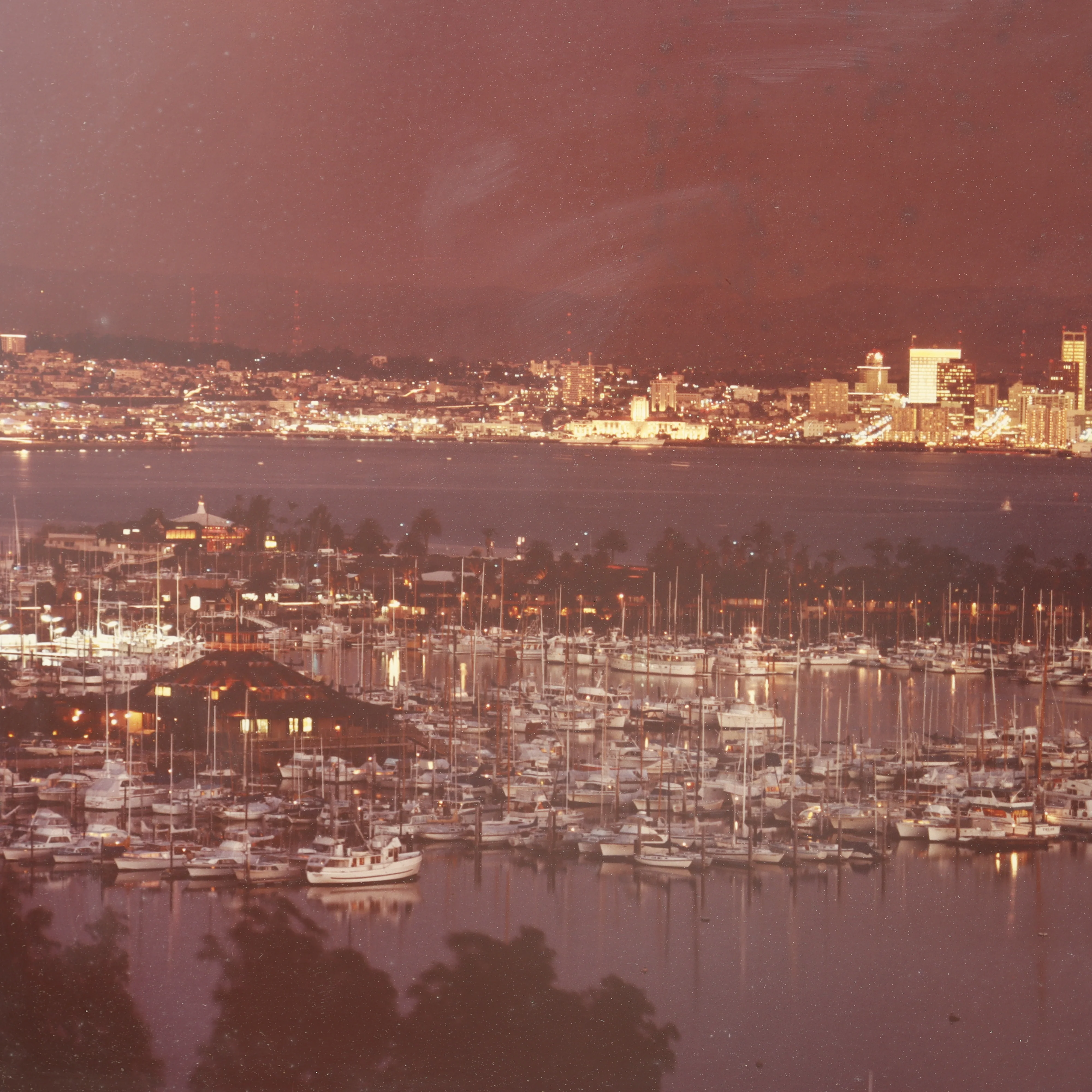 AW12-010: Famous Photograph of San Diego Skyline From Shelter Island Circa 1970's - Image 4