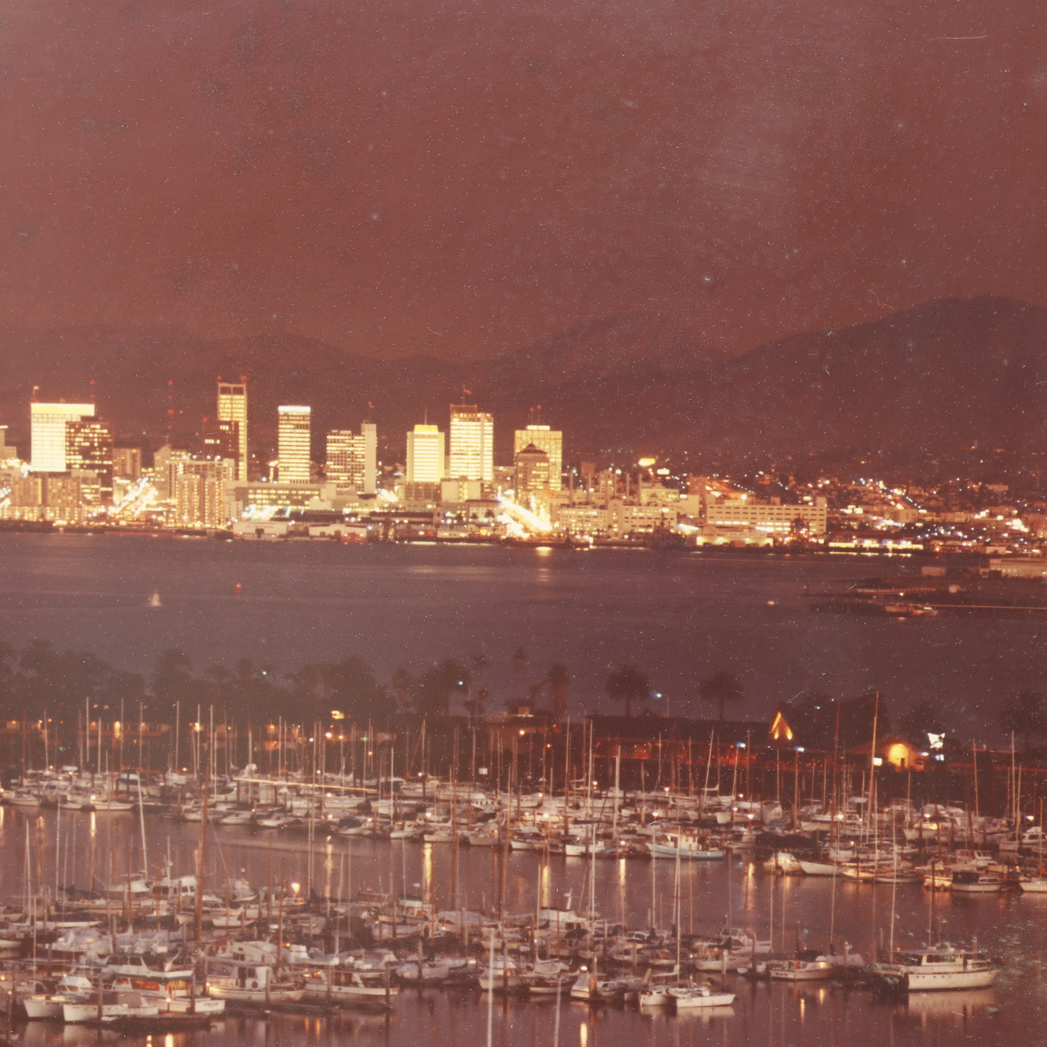 AW12-010: Famous Photograph of San Diego Skyline From Shelter Island Circa 1970's - Image 5