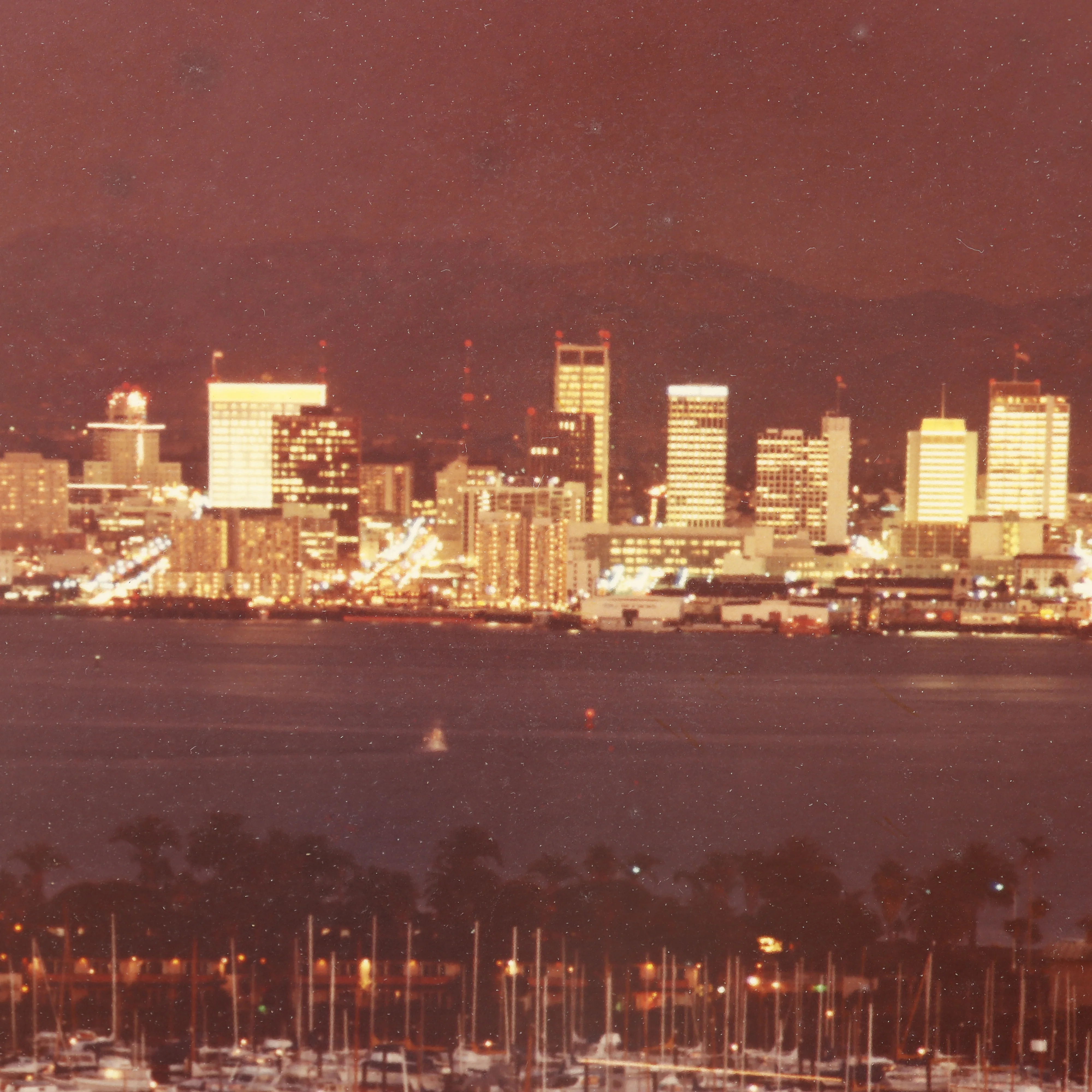 AW12-010: Famous Photograph of San Diego Skyline From Shelter Island Circa 1970's - Image 6