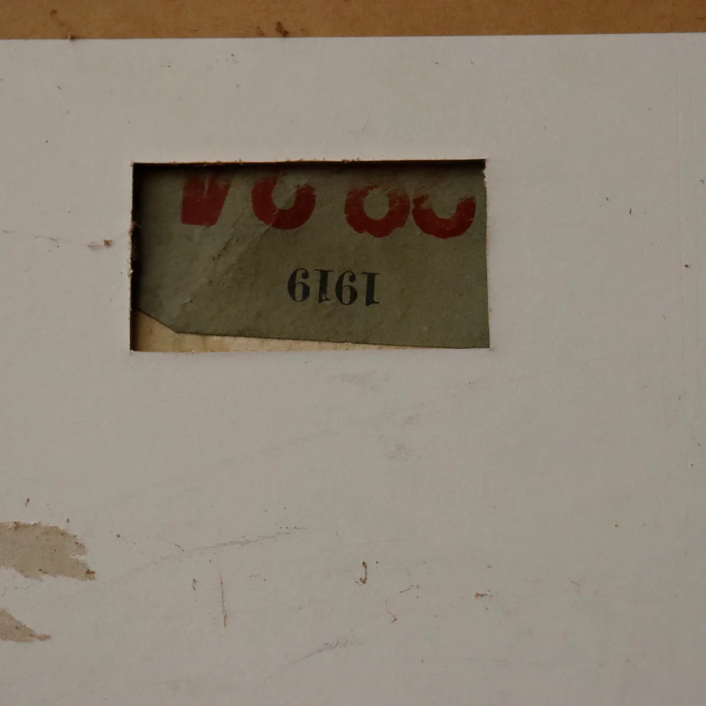 AW3-239: Alfred Basel St. George Slaying the Dragon Watercolor and Ink on Paper Circa 1890 - Image 11